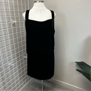 Social Circle Sleeveless Velvet Dress - Size 26 petite